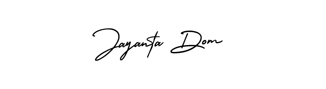Design your own signature with our free online signature maker. With this signature software, you can create a handwritten (AmerikaSignatureDemo-Regular) signature for name Jayanta Dom. Jayanta Dom signature style 3 images and pictures png