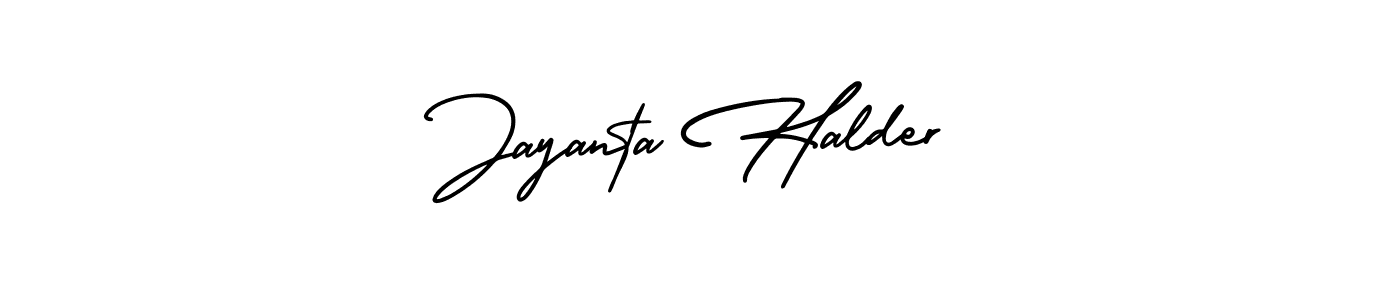 How to make Jayanta Halder signature? AmerikaSignatureDemo-Regular is a professional autograph style. Create handwritten signature for Jayanta Halder name. Jayanta Halder signature style 3 images and pictures png