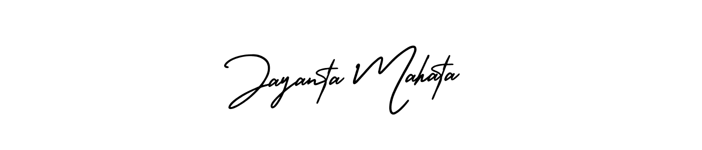 It looks lik you need a new signature style for name Jayanta Mahata. Design unique handwritten (AmerikaSignatureDemo-Regular) signature with our free signature maker in just a few clicks. Jayanta Mahata signature style 3 images and pictures png