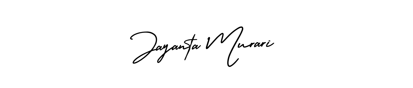 How to make Jayanta Murari name signature. Use AmerikaSignatureDemo-Regular style for creating short signs online. This is the latest handwritten sign. Jayanta Murari signature style 3 images and pictures png