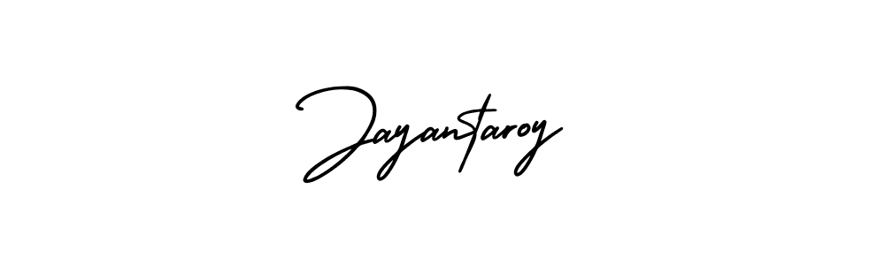 Use a signature maker to create a handwritten signature online. With this signature software, you can design (AmerikaSignatureDemo-Regular) your own signature for name Jayantaroy. Jayantaroy signature style 3 images and pictures png