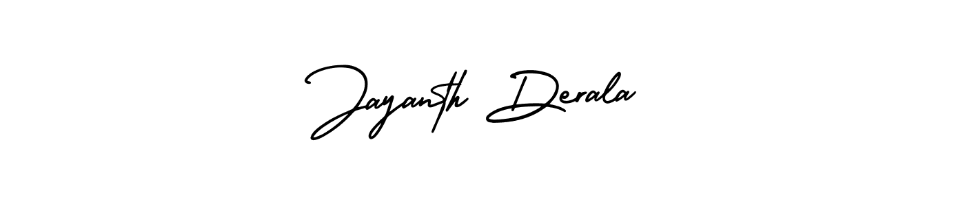 How to Draw Jayanth Derala signature style? AmerikaSignatureDemo-Regular is a latest design signature styles for name Jayanth Derala. Jayanth Derala signature style 3 images and pictures png