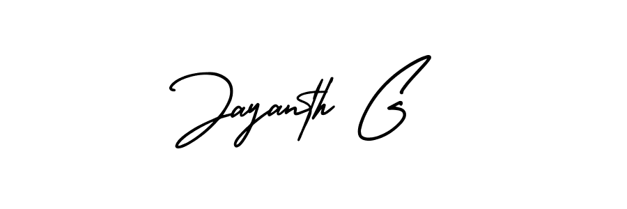 Also we have Jayanth G name is the best signature style. Create professional handwritten signature collection using AmerikaSignatureDemo-Regular autograph style. Jayanth G signature style 3 images and pictures png