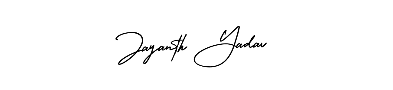 Create a beautiful signature design for name Jayanth Yadav. With this signature (AmerikaSignatureDemo-Regular) fonts, you can make a handwritten signature for free. Jayanth Yadav signature style 3 images and pictures png