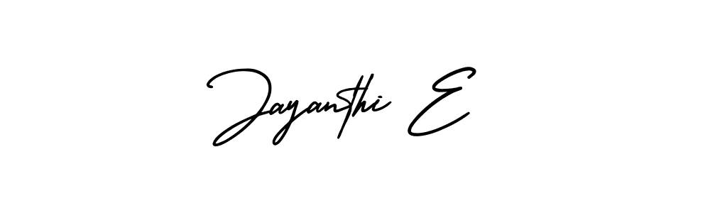 Similarly AmerikaSignatureDemo-Regular is the best handwritten signature design. Signature creator online .You can use it as an online autograph creator for name Jayanthi E. Jayanthi E signature style 3 images and pictures png