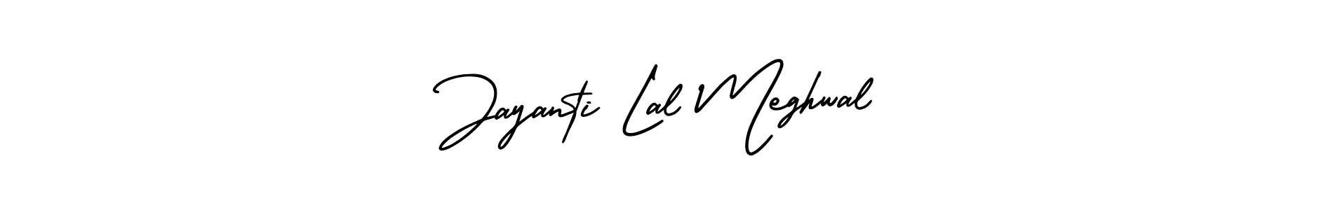 How to make Jayanti Lal Meghwal signature? AmerikaSignatureDemo-Regular is a professional autograph style. Create handwritten signature for Jayanti Lal Meghwal name. Jayanti Lal Meghwal signature style 3 images and pictures png