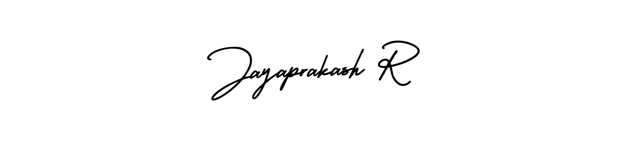 How to make Jayaprakash R signature? AmerikaSignatureDemo-Regular is a professional autograph style. Create handwritten signature for Jayaprakash R name. Jayaprakash R signature style 3 images and pictures png