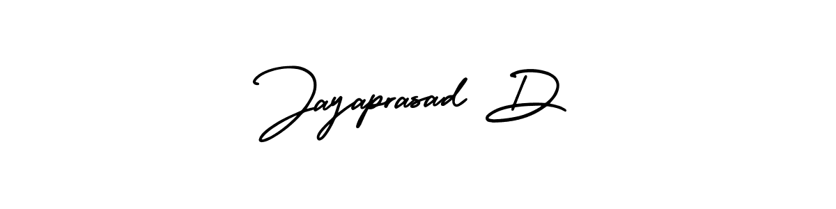 Also we have Jayaprasad D name is the best signature style. Create professional handwritten signature collection using AmerikaSignatureDemo-Regular autograph style. Jayaprasad D signature style 3 images and pictures png
