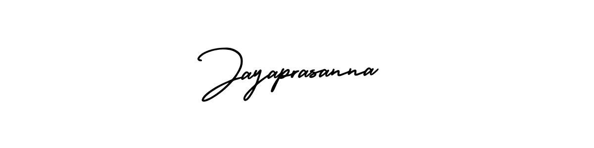 Jayaprasanna stylish signature style. Best Handwritten Sign (AmerikaSignatureDemo-Regular) for my name. Handwritten Signature Collection Ideas for my name Jayaprasanna. Jayaprasanna signature style 3 images and pictures png