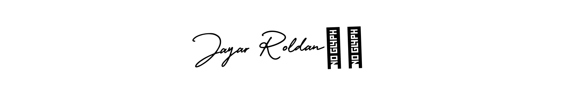 How to Draw Jayar Roldan❤️ signature style? AmerikaSignatureDemo-Regular is a latest design signature styles for name Jayar Roldan❤️. Jayar Roldan❤️ signature style 3 images and pictures png