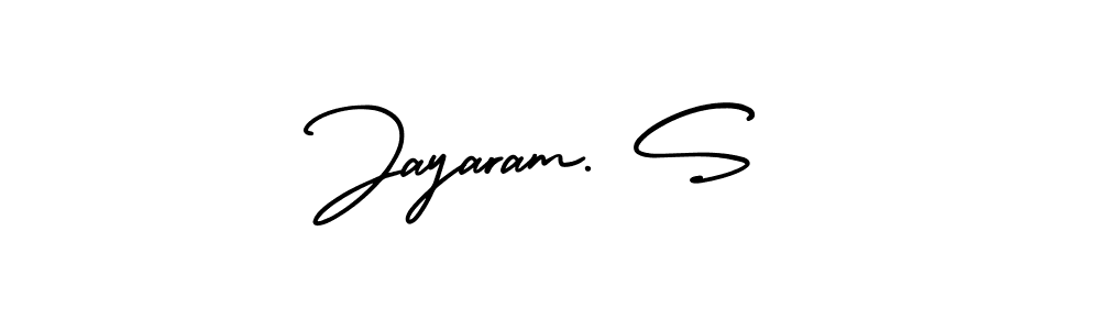 It looks lik you need a new signature style for name Jayaram. S. Design unique handwritten (AmerikaSignatureDemo-Regular) signature with our free signature maker in just a few clicks. Jayaram. S signature style 3 images and pictures png