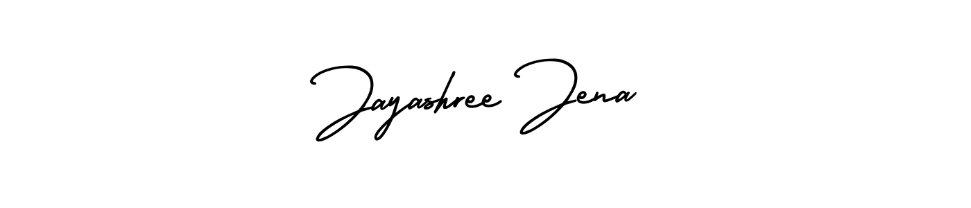 It looks lik you need a new signature style for name Jayashree Jena. Design unique handwritten (AmerikaSignatureDemo-Regular) signature with our free signature maker in just a few clicks. Jayashree Jena signature style 3 images and pictures png