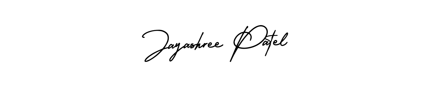 How to make Jayashree Patel name signature. Use AmerikaSignatureDemo-Regular style for creating short signs online. This is the latest handwritten sign. Jayashree Patel signature style 3 images and pictures png