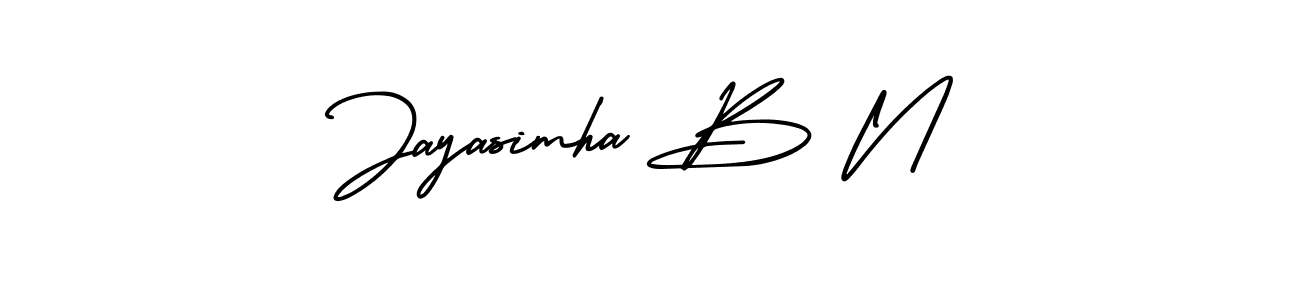 Best and Professional Signature Style for Jayasimha B N. AmerikaSignatureDemo-Regular Best Signature Style Collection. Jayasimha B N signature style 3 images and pictures png