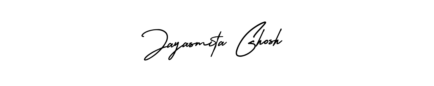 Use a signature maker to create a handwritten signature online. With this signature software, you can design (AmerikaSignatureDemo-Regular) your own signature for name Jayasmita Ghosh. Jayasmita Ghosh signature style 3 images and pictures png