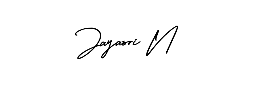 Here are the top 10 professional signature styles for the name Jayasri N. These are the best autograph styles you can use for your name. Jayasri N signature style 3 images and pictures png