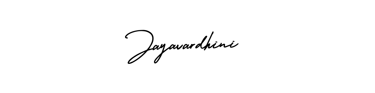 AmerikaSignatureDemo-Regular is a professional signature style that is perfect for those who want to add a touch of class to their signature. It is also a great choice for those who want to make their signature more unique. Get Jayavardhini name to fancy signature for free. Jayavardhini signature style 3 images and pictures png