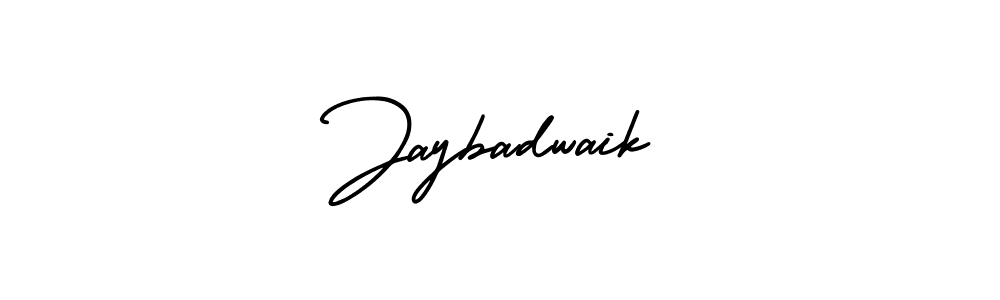 Design your own signature with our free online signature maker. With this signature software, you can create a handwritten (AmerikaSignatureDemo-Regular) signature for name Jaybadwaik. Jaybadwaik signature style 3 images and pictures png