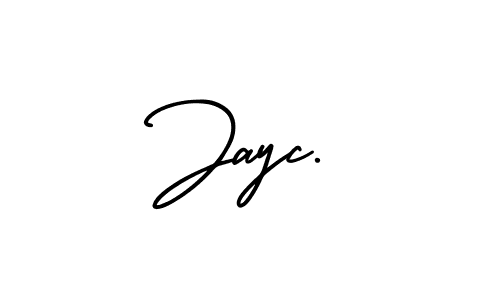 Make a beautiful signature design for name Jayc.. Use this online signature maker to create a handwritten signature for free. Jayc. signature style 3 images and pictures png