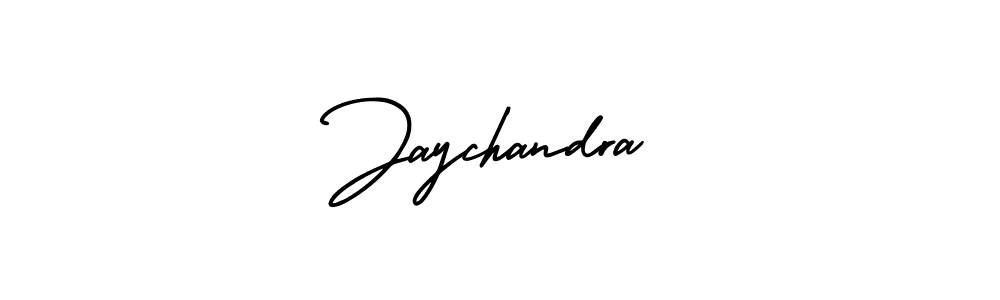 Use a signature maker to create a handwritten signature online. With this signature software, you can design (AmerikaSignatureDemo-Regular) your own signature for name Jaychandra. Jaychandra signature style 3 images and pictures png