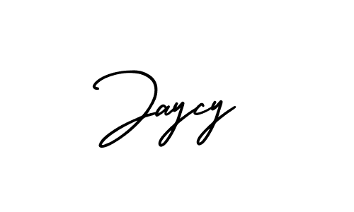 It looks lik you need a new signature style for name Jaycy. Design unique handwritten (AmerikaSignatureDemo-Regular) signature with our free signature maker in just a few clicks. Jaycy signature style 3 images and pictures png