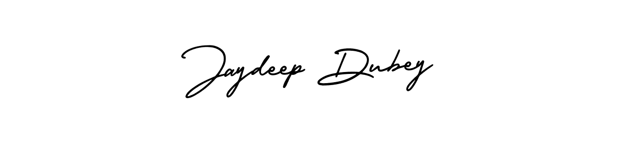 The best way (AmerikaSignatureDemo-Regular) to make a short signature is to pick only two or three words in your name. The name Jaydeep Dubey include a total of six letters. For converting this name. Jaydeep Dubey signature style 3 images and pictures png