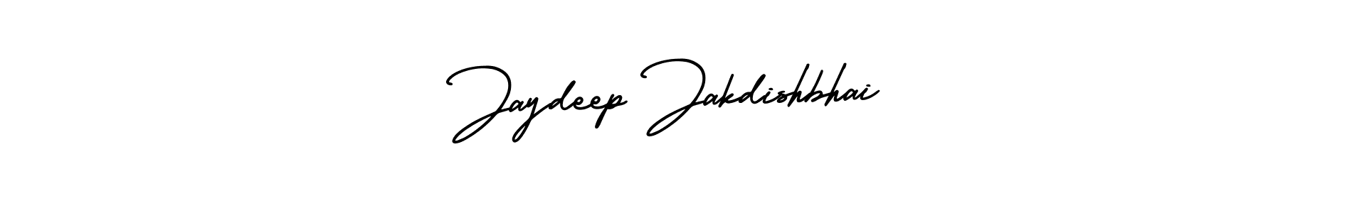 The best way (AmerikaSignatureDemo-Regular) to make a short signature is to pick only two or three words in your name. The name Jaydeep Jakdishbhai include a total of six letters. For converting this name. Jaydeep Jakdishbhai signature style 3 images and pictures png