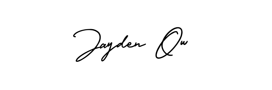 Also we have Jayden Ow name is the best signature style. Create professional handwritten signature collection using AmerikaSignatureDemo-Regular autograph style. Jayden Ow signature style 3 images and pictures png