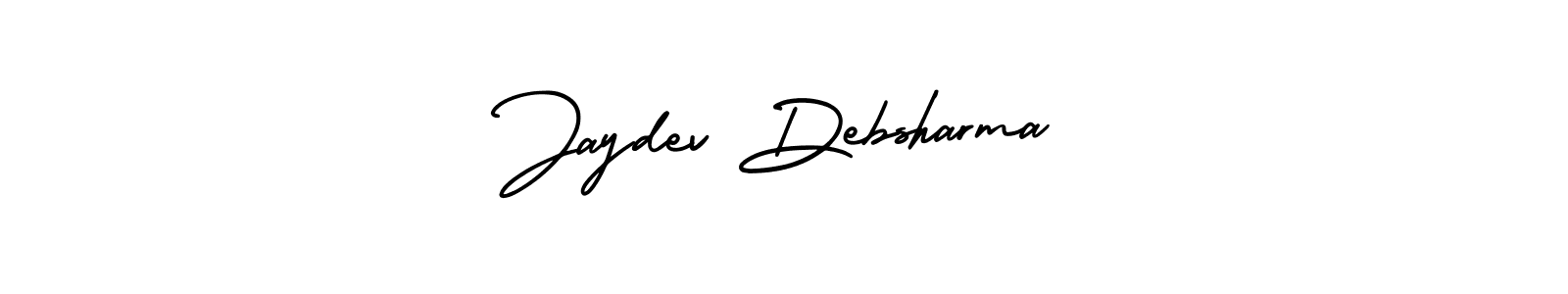 How to make Jaydev Debsharma name signature. Use AmerikaSignatureDemo-Regular style for creating short signs online. This is the latest handwritten sign. Jaydev Debsharma signature style 3 images and pictures png
