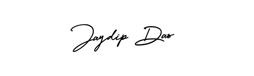 You should practise on your own different ways (AmerikaSignatureDemo-Regular) to write your name (Jaydip Das) in signature. don't let someone else do it for you. Jaydip Das signature style 3 images and pictures png
