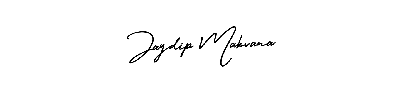 Design your own signature with our free online signature maker. With this signature software, you can create a handwritten (AmerikaSignatureDemo-Regular) signature for name Jaydip Makvana. Jaydip Makvana signature style 3 images and pictures png