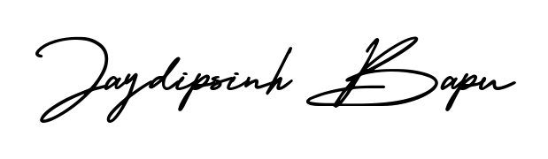 An effortless, minimalist signature concept for Jaydipsinh Bapu using AmerikaSignatureDemo-Regular design. Clean lines that look great on any document. Jaydipsinh Bapu signature style 3 images and pictures png