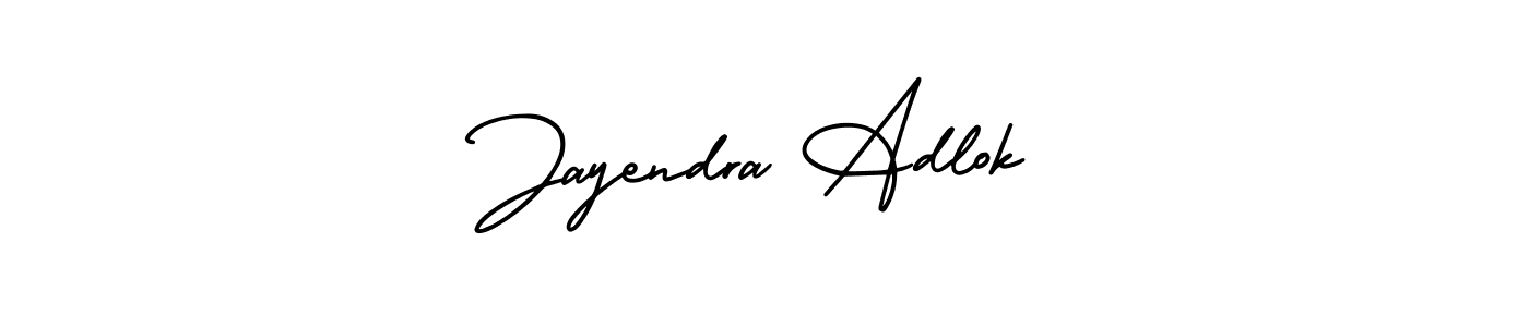 Also we have Jayendra Adlok name is the best signature style. Create professional handwritten signature collection using AmerikaSignatureDemo-Regular autograph style. Jayendra Adlok signature style 3 images and pictures png