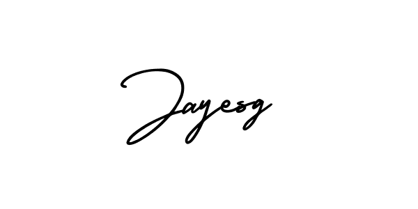 Use a signature maker to create a handwritten signature online. With this signature software, you can design (AmerikaSignatureDemo-Regular) your own signature for name Jayesg. Jayesg signature style 3 images and pictures png