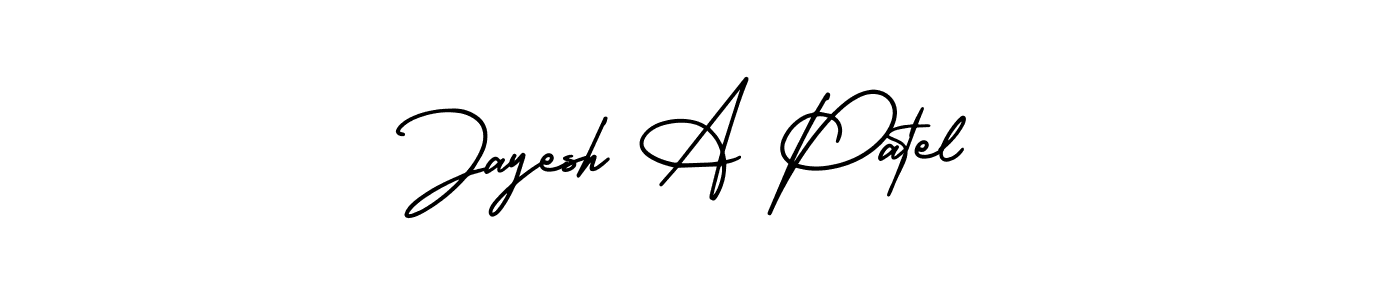 Also You can easily find your signature by using the search form. We will create Jayesh A Patel name handwritten signature images for you free of cost using AmerikaSignatureDemo-Regular sign style. Jayesh A Patel signature style 3 images and pictures png