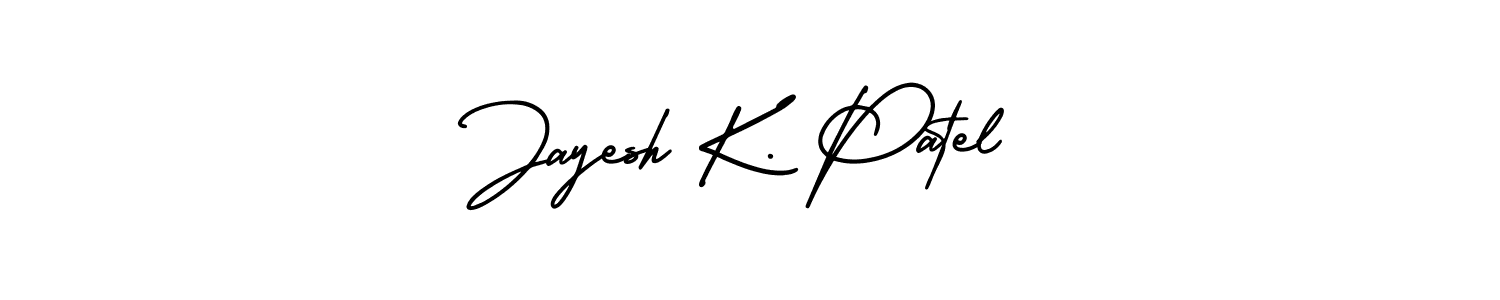 Similarly AmerikaSignatureDemo-Regular is the best handwritten signature design. Signature creator online .You can use it as an online autograph creator for name Jayesh K. Patel. Jayesh K. Patel signature style 3 images and pictures png