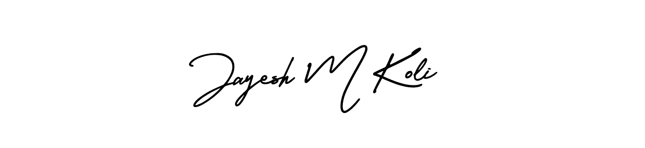 Here are the top 10 professional signature styles for the name Jayesh M Koli. These are the best autograph styles you can use for your name. Jayesh M Koli signature style 3 images and pictures png