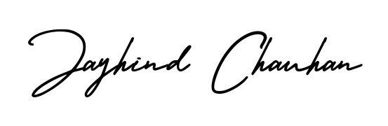 Make a beautiful signature design for name Jayhind Chauhan. With this signature (AmerikaSignatureDemo-Regular) style, you can create a handwritten signature for free. Jayhind Chauhan signature style 3 images and pictures png