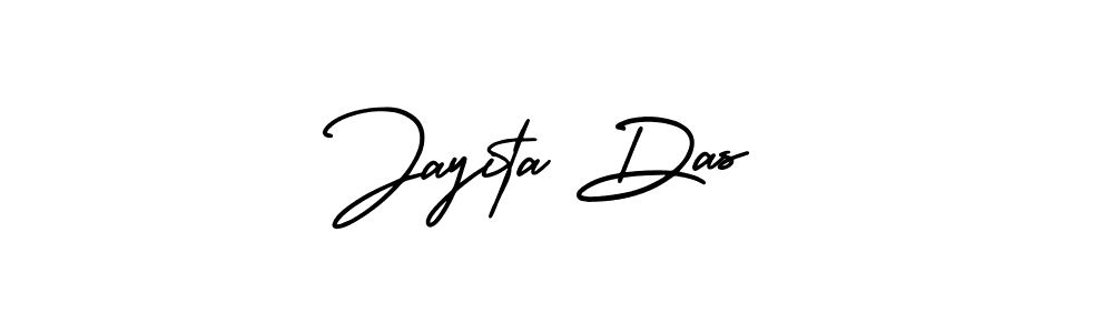 How to make Jayita Das name signature. Use AmerikaSignatureDemo-Regular style for creating short signs online. This is the latest handwritten sign. Jayita Das signature style 3 images and pictures png