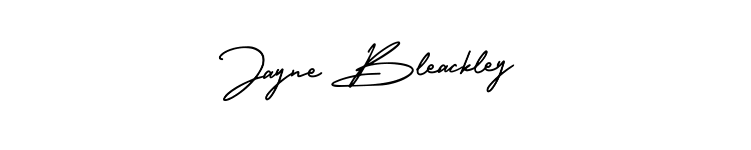 Make a beautiful signature design for name Jayne Bleackley. With this signature (AmerikaSignatureDemo-Regular) style, you can create a handwritten signature for free. Jayne Bleackley signature style 3 images and pictures png