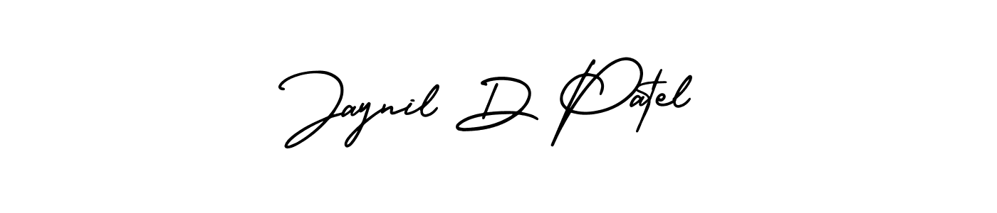 Similarly AmerikaSignatureDemo-Regular is the best handwritten signature design. Signature creator online .You can use it as an online autograph creator for name Jaynil D Patel. Jaynil D Patel signature style 3 images and pictures png