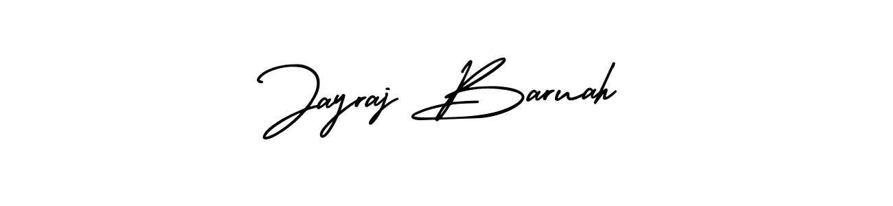 Jayraj Baruah stylish signature style. Best Handwritten Sign (AmerikaSignatureDemo-Regular) for my name. Handwritten Signature Collection Ideas for my name Jayraj Baruah. Jayraj Baruah signature style 3 images and pictures png