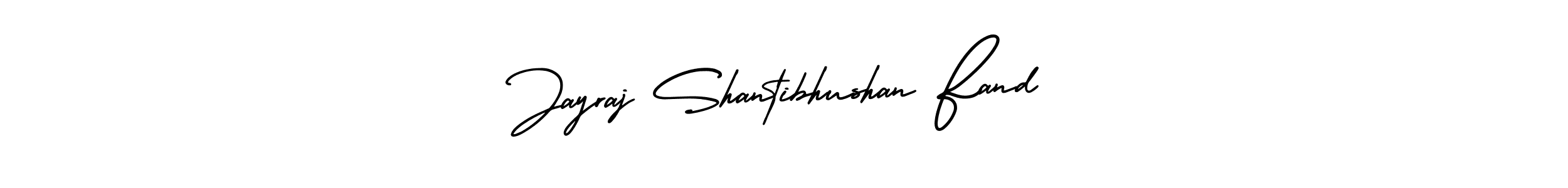 Also we have Jayraj Shantibhushan Fand name is the best signature style. Create professional handwritten signature collection using AmerikaSignatureDemo-Regular autograph style. Jayraj Shantibhushan Fand signature style 3 images and pictures png