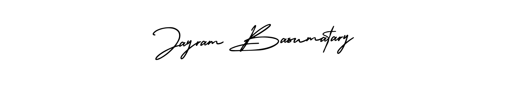 It looks lik you need a new signature style for name Jayram Basumatary. Design unique handwritten (AmerikaSignatureDemo-Regular) signature with our free signature maker in just a few clicks. Jayram Basumatary signature style 3 images and pictures png