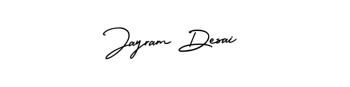 AmerikaSignatureDemo-Regular is a professional signature style that is perfect for those who want to add a touch of class to their signature. It is also a great choice for those who want to make their signature more unique. Get Jayram Desai name to fancy signature for free. Jayram Desai signature style 3 images and pictures png