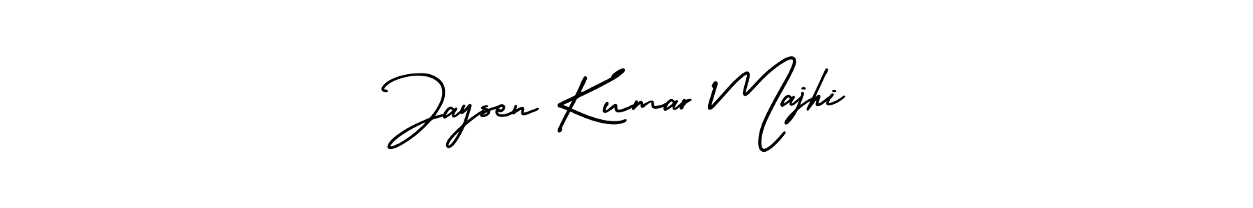 You can use this online signature creator to create a handwritten signature for the name Jaysen Kumar Majhi. This is the best online autograph maker. Jaysen Kumar Majhi signature style 3 images and pictures png