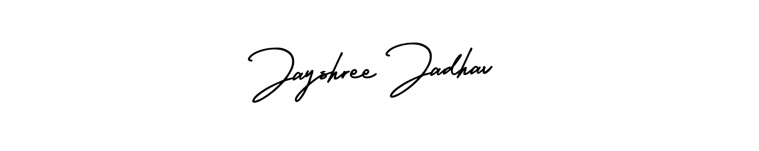 Also You can easily find your signature by using the search form. We will create Jayshree Jadhav name handwritten signature images for you free of cost using AmerikaSignatureDemo-Regular sign style. Jayshree Jadhav signature style 3 images and pictures png