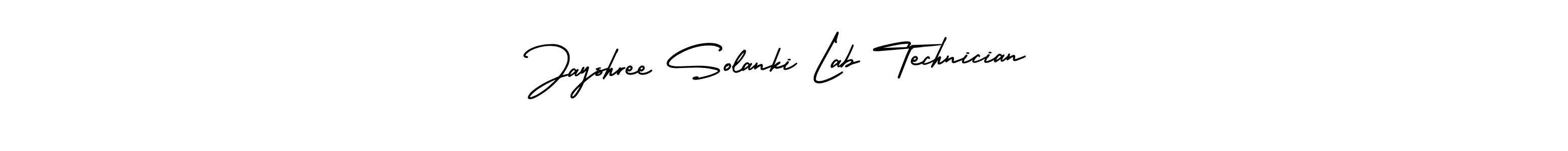 Make a beautiful signature design for name Jayshree Solanki Lab Technician. With this signature (AmerikaSignatureDemo-Regular) style, you can create a handwritten signature for free. Jayshree Solanki Lab Technician signature style 3 images and pictures png