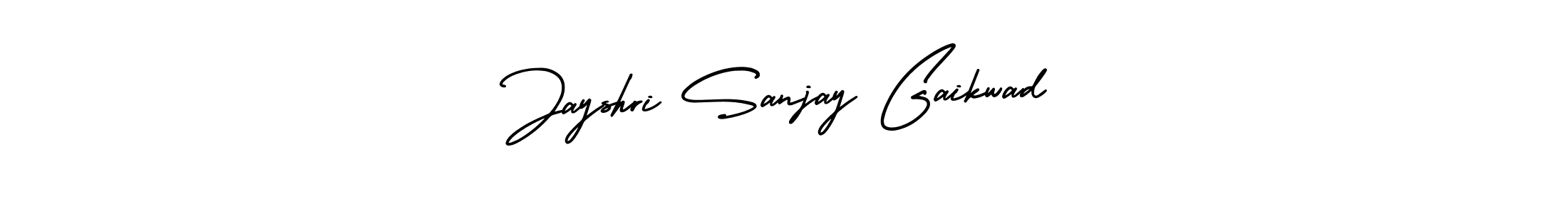 Make a beautiful signature design for name Jayshri Sanjay Gaikwad. With this signature (AmerikaSignatureDemo-Regular) style, you can create a handwritten signature for free. Jayshri Sanjay Gaikwad signature style 3 images and pictures png