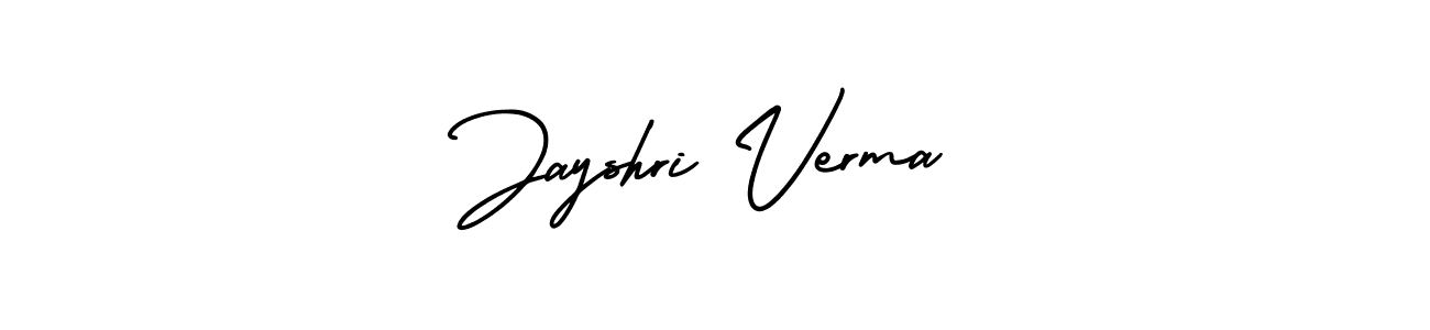 Also You can easily find your signature by using the search form. We will create Jayshri Verma name handwritten signature images for you free of cost using AmerikaSignatureDemo-Regular sign style. Jayshri Verma signature style 3 images and pictures png